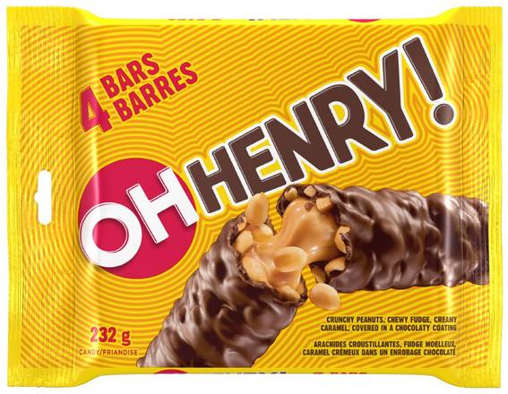 Oh Henry! Chocolatey Bars (4 x 58 g)