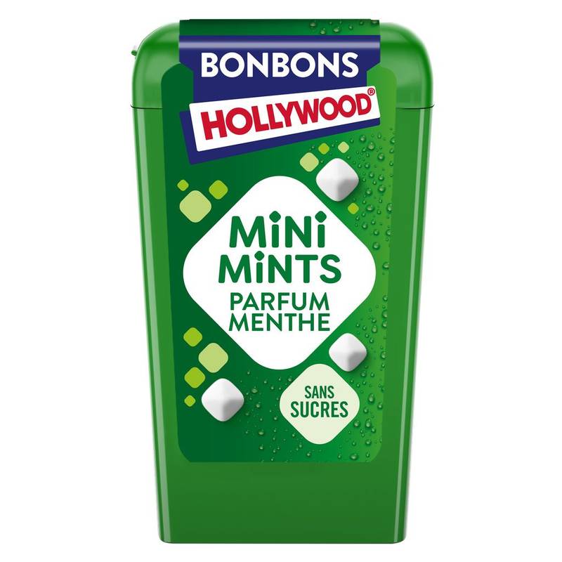 Chewing-gum dragés menthe fraîche Hollywood 12,5g