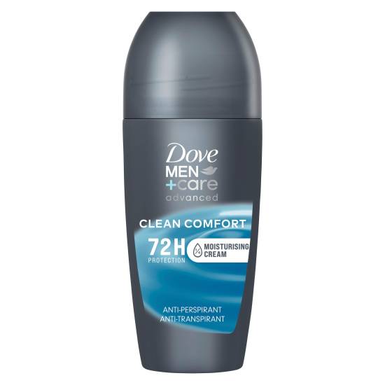 Dove Men+Care Advanced Antiperspirant Deodorant Roll on Clean Comfort