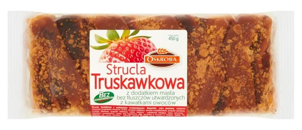 Oskroba Strucla truskawkowa 450 g