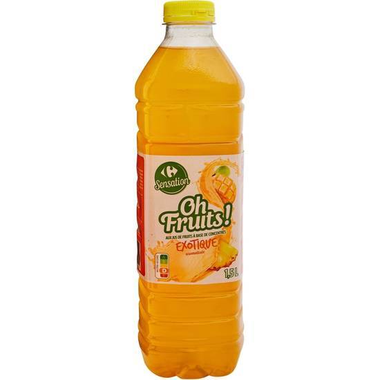 Carrefour Sensation - Oh fruits ! boisson aux jus de fruits (1.5 L) (multifruits)