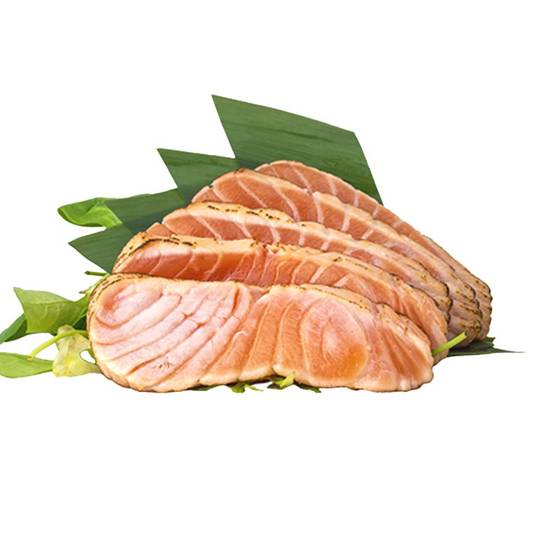 35. Seared Salmon Sashimi