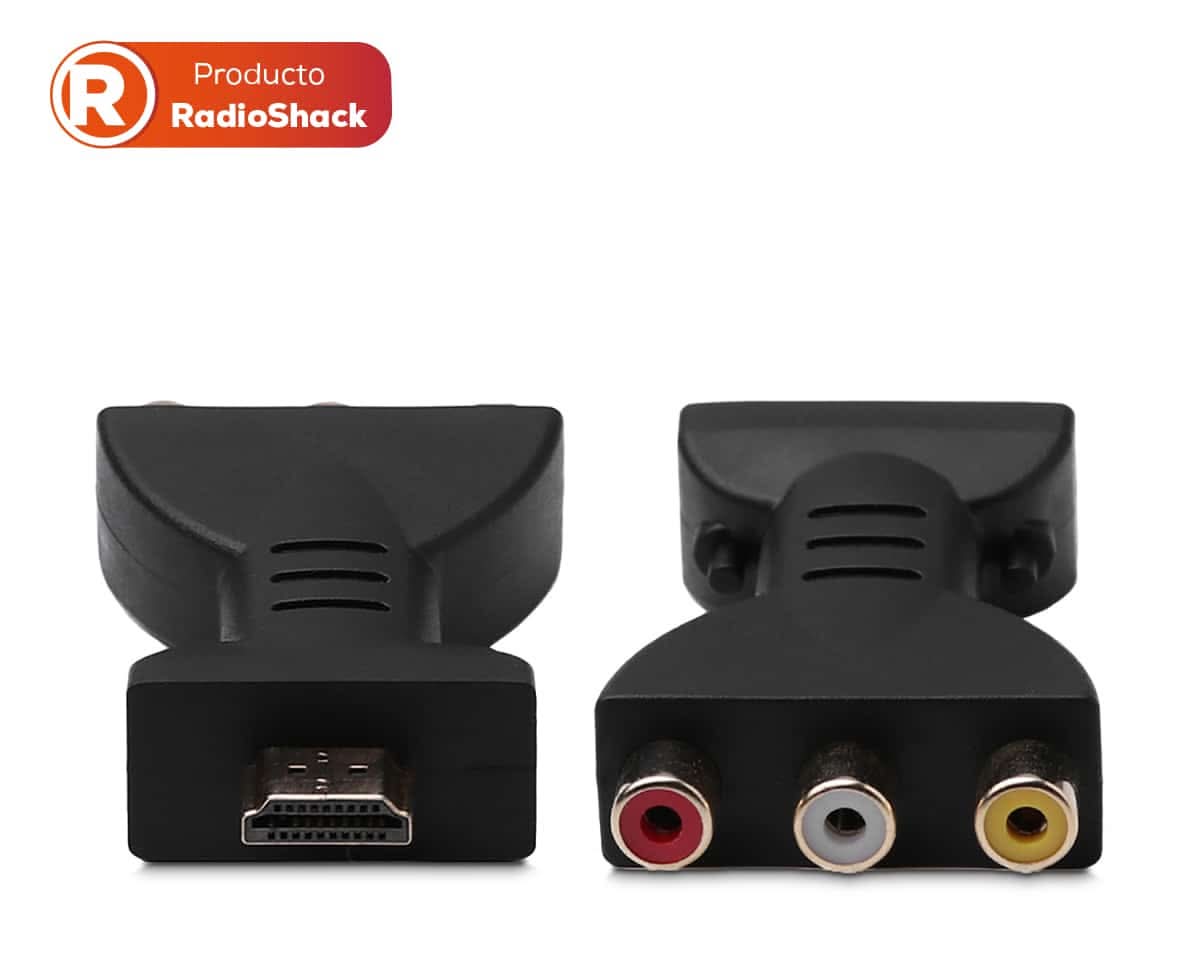 RadioShack · Adaptador hdmi para rca a17g3987, 5x5x5 cm, negro