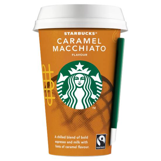Starbucks Caramel Macchiato, Chilled Coffee (220ml)