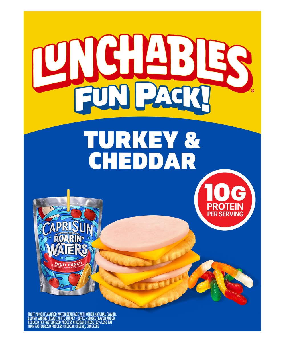 Lunchables Cracker Stackers, Turkey & Cheddar (9.46 oz)