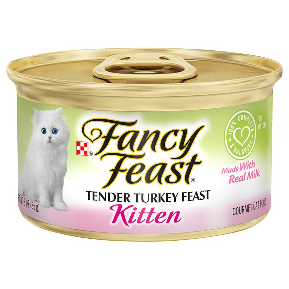 Fancy Feast Kitten Tender Turkey Feast Gourmet Cat Food (3 oz)