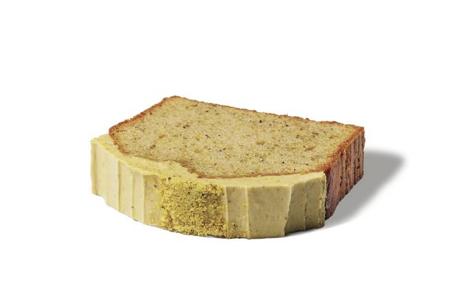 Creamy pistachio loaf cake