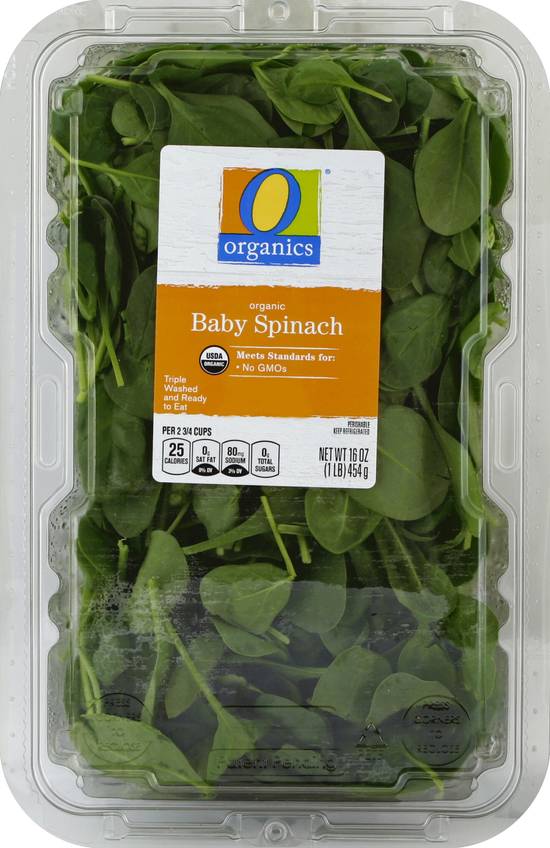 O Organics Organic Baby Spinach (16 oz)