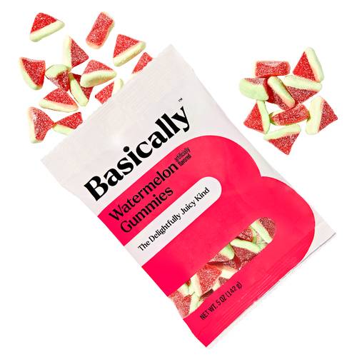 Basically, Gummy Slices, Watermelon (5 oz)