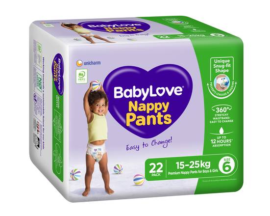 Babylove Nappy Pants Junior (22 Pack)