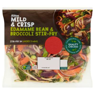 ASDA Mild & Crisp Edamame Bean & Broccoli Stir-Fry 320g
