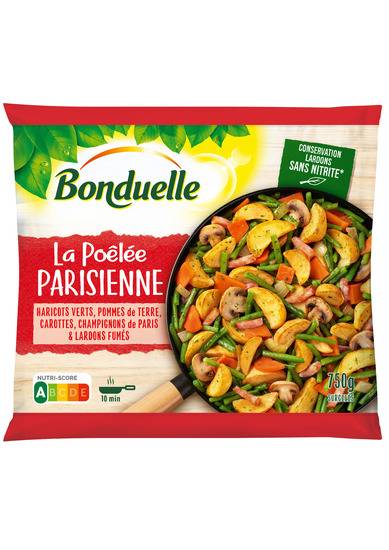 Poêlée parisienne aux champignons, haricots et lardons BONDUELLE - le sachet de 750g