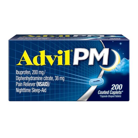 Advil Pm 200 mg Caplets (200 ct)