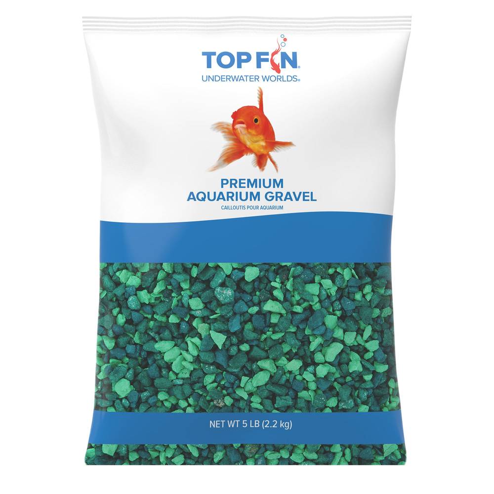 Top Fin® Premium Aquarium Gravel - Green Mix (Size: 5 Lb)
