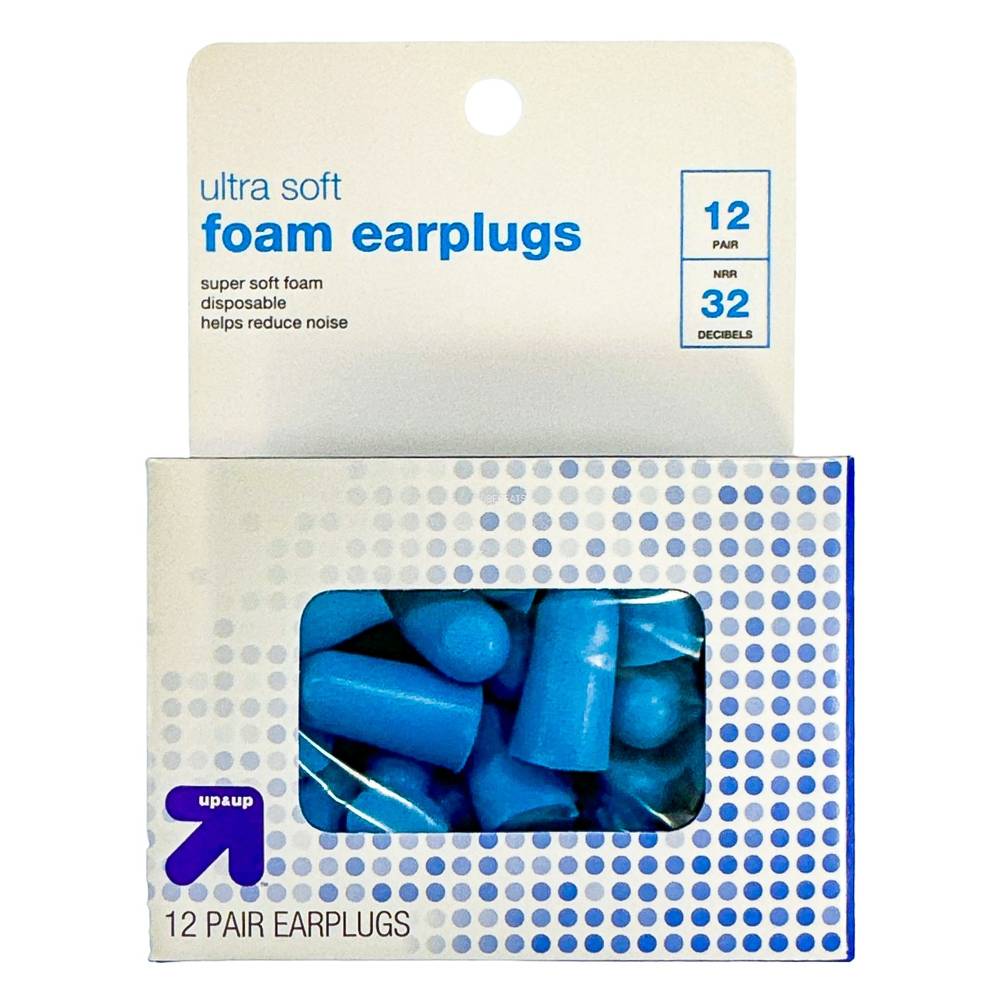 Ultra Soft Foam Ear Plugs 12 pair - up & up™