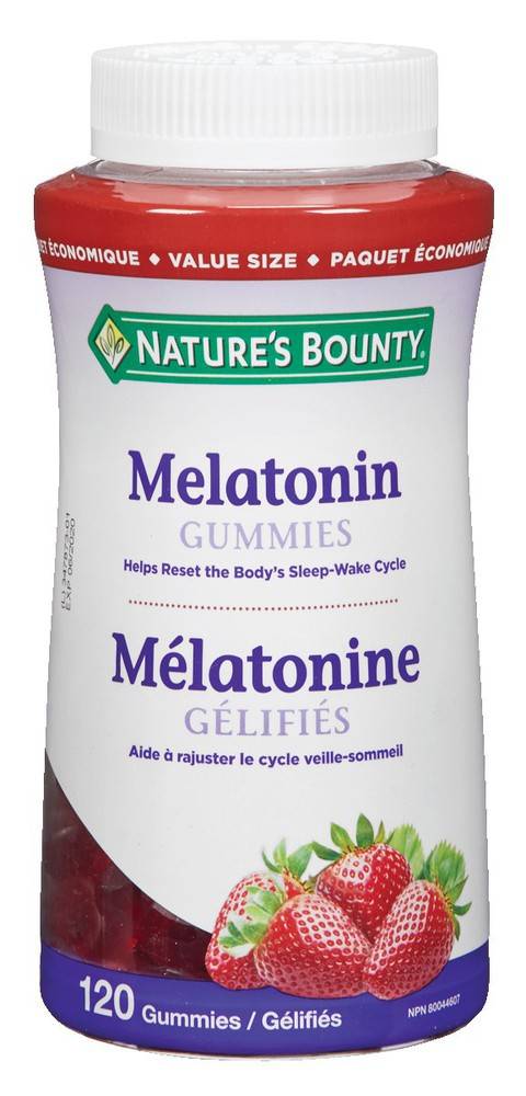 Nature's Bounty Melatonin Strawberry Gummies (120 units)