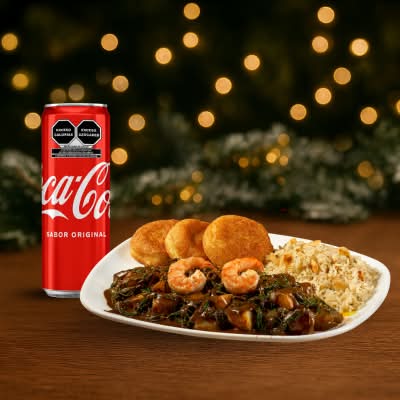 Combo Romeritos con Tortitas de Camarón