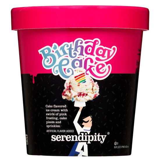 Serendipity Birthday Cake Ice Cream 16oz