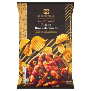 Co-op Irresistible Pigs in Blankets Crisps 150g