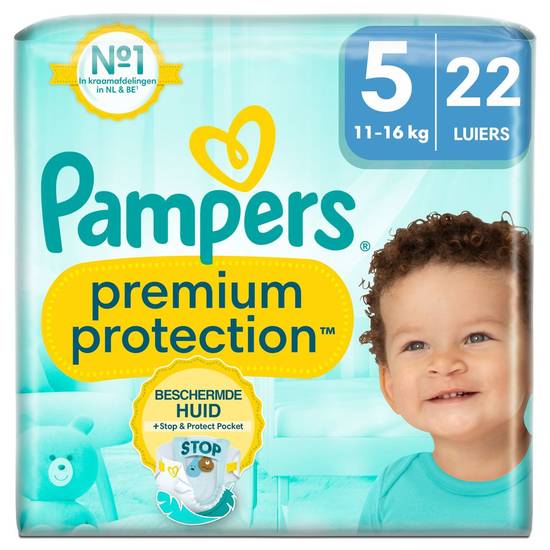 Pampers Premium Protection Taille 5, 22 Langes