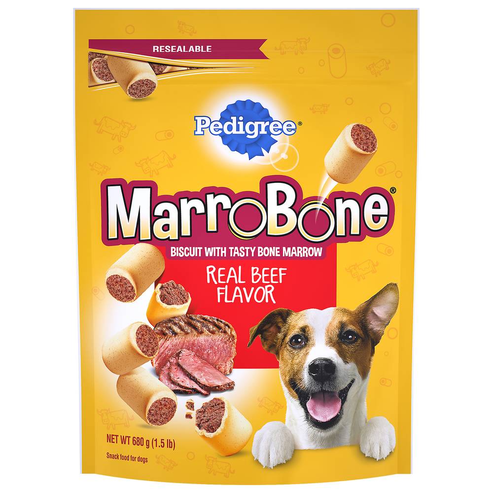 Pedigree Marrobone Biscuit With Tasty Bone Marrow Dog Treats, Beef (1.5 lbs)