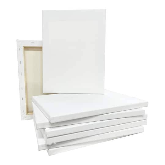 Artist's Loft Super Value Canvas, White (8 ct)