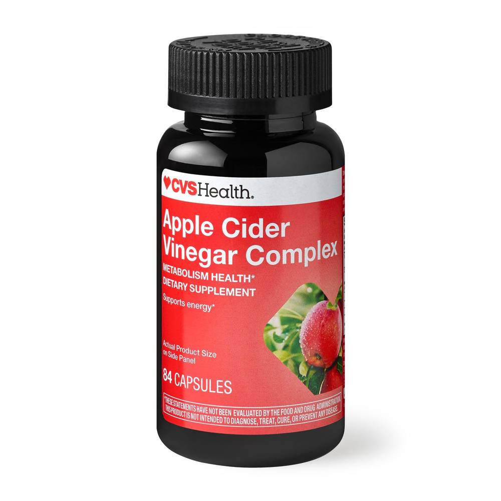 Cvs Health Apple Cider Vinegar Complex Capsules, 84 Ct