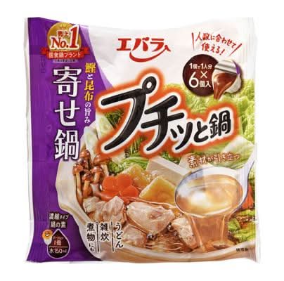 エバラ プチッと鍋 - 寄せ鍋 (23g x 6)