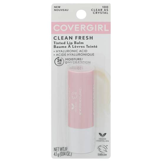 Covergirl Clean Fresh Clear As Crystal 100 Tinted Lip Balm