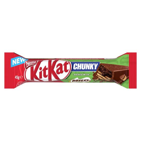 Kitkat Chunky Packed With Milo Milk Chocolate Bar 45g