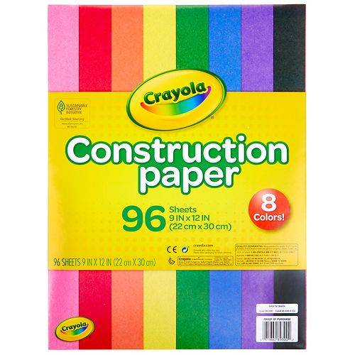 Crayola Construction Paper - 96.0 ea