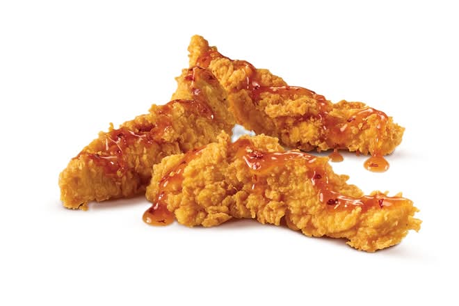 3 Piece Hot Honey Hand-Breaded Chicken Tenders