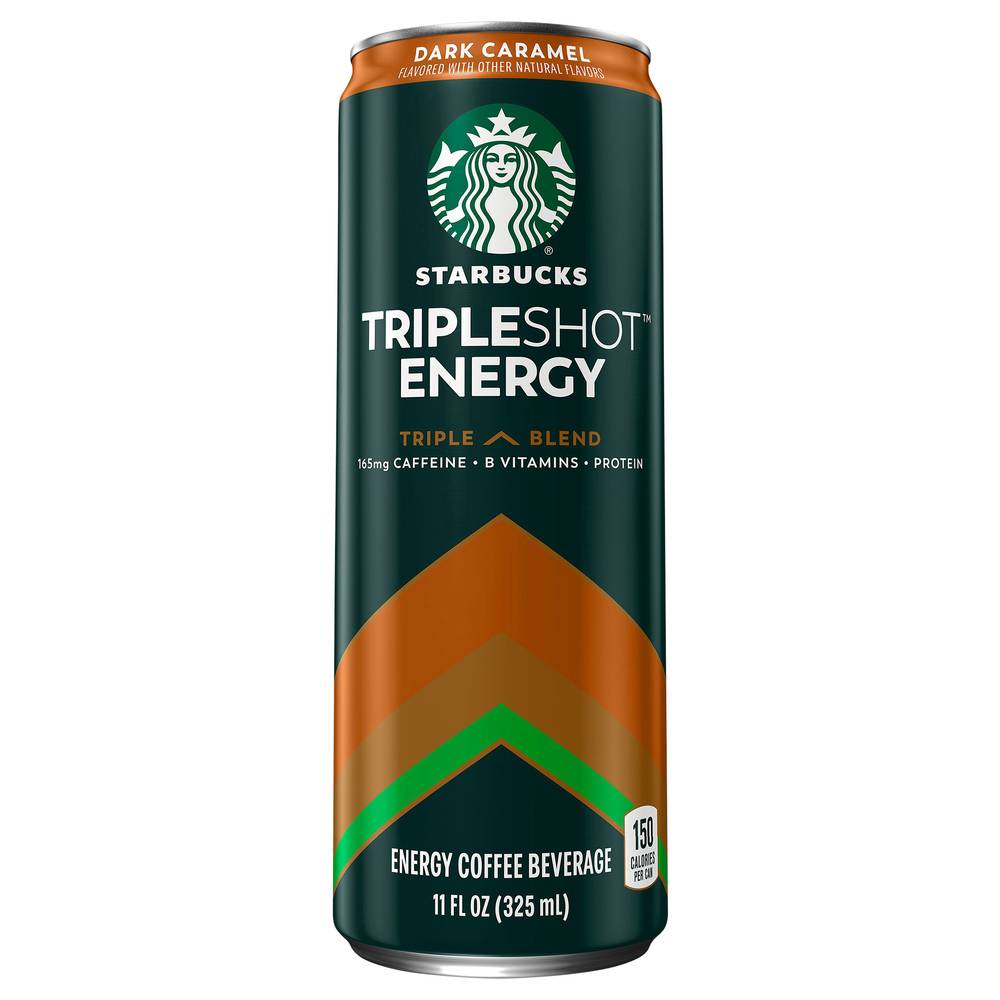 Starbucks Tripleshot Energy Coffee, Dark Caramel (11 fl oz)