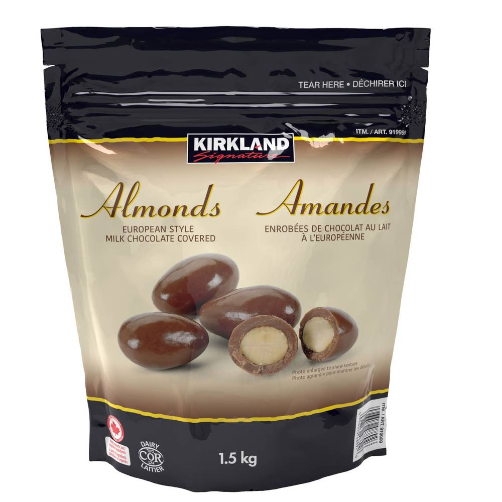 Kirkland Signature Chocolate Covered Almonds, 1.5 Kg