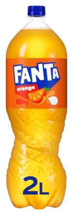 Fanta Orange, Flavored Soda (2L)