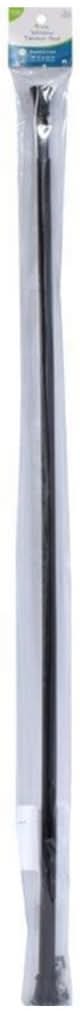 Trueliving Window Curtain Tension Rod - Black 48" X 84"