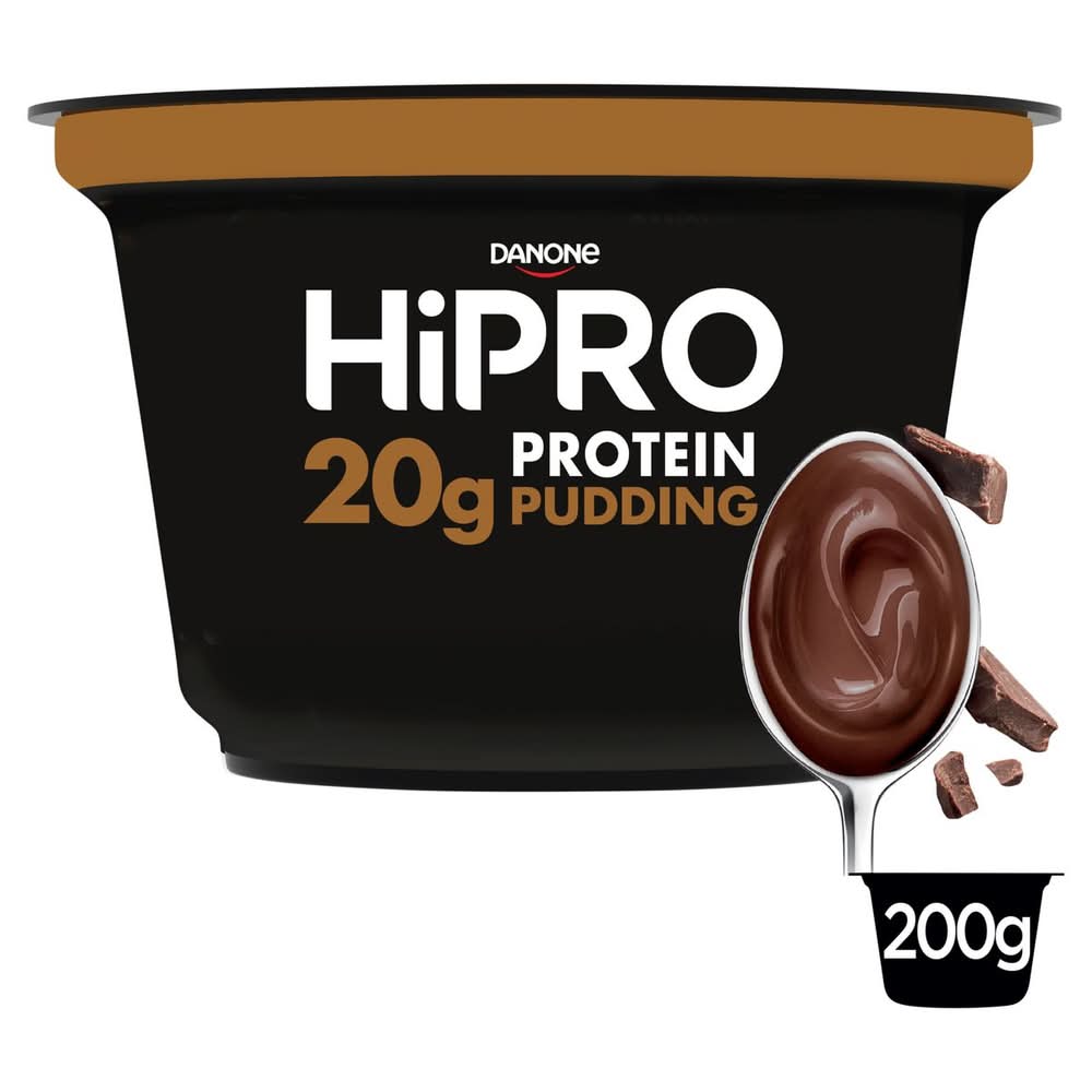 DANONE HIPRO Pudding Melkdessert met chocoladesmaak 0% vet 200g