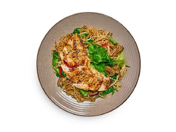 chicken teriyaki soba
