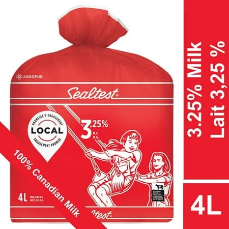 Sealtest Homogenized Milk 3.25% M.f. (4 L)