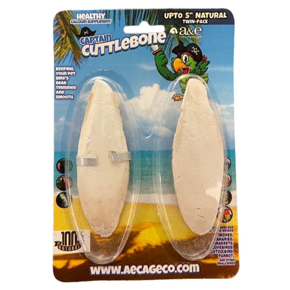 A&E CAGE CO Captain Cuttlebone, 5" inch (2 ct)