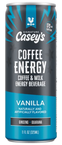 Casey's Vanilla Coffee Energy 11oz