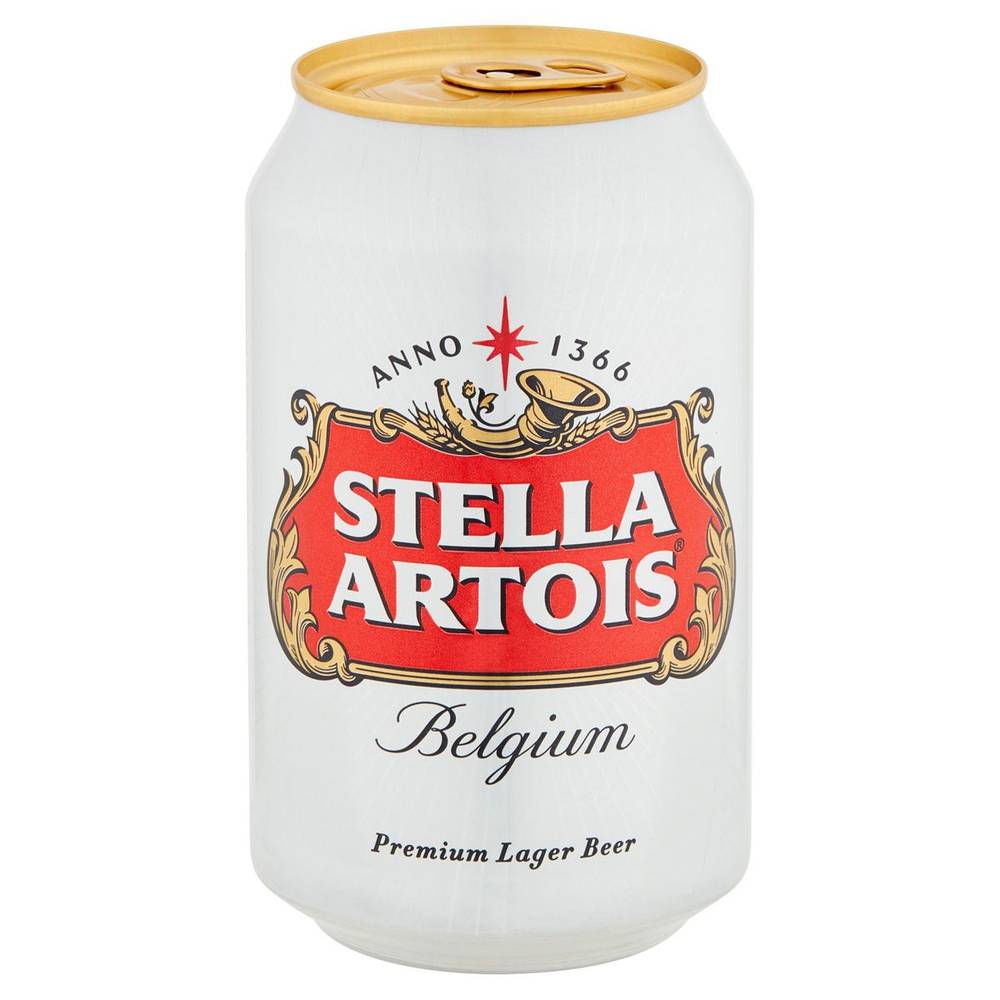 Stella Artois Belgium Premium Lager Beer Blik 33 cl