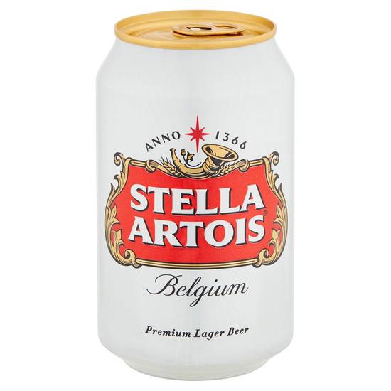 Stella Artois Belgium Premium Lager Beer Canette 33 cl