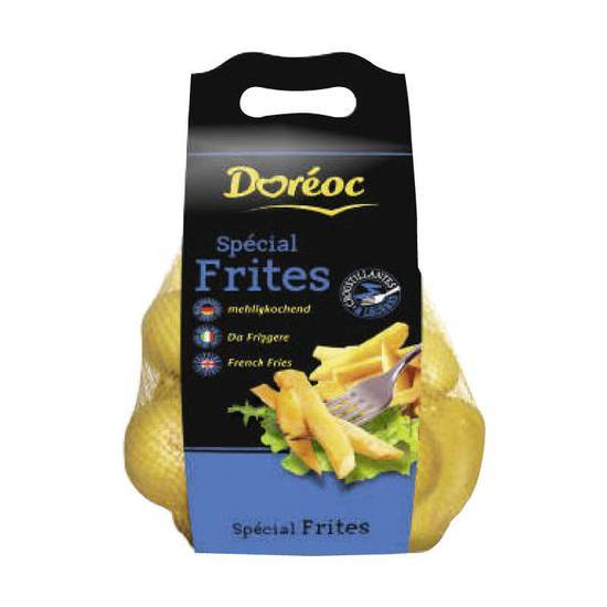 Doreoc Pomme de terre de consommation - Variété spéciale frites - Cat. 2 - Cal. 50/70 2 kg