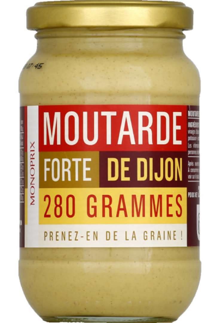 Monoprix - Moutarde forte de dijon (280g)