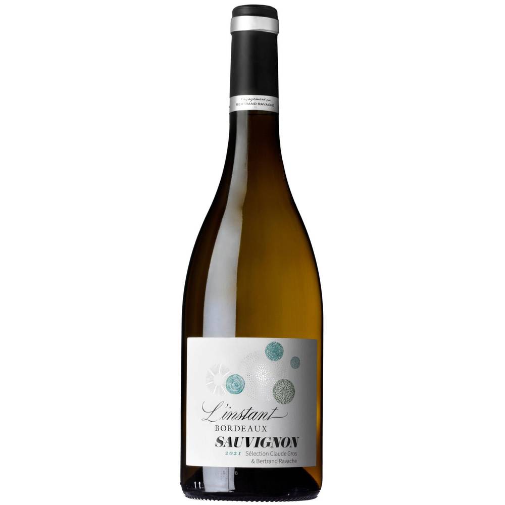 L'instant Bordeaux - Vin blanc AOC Bordeaux sauvignon domestique 2021 (750 ml)