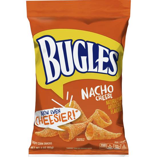Bugles Nacho Cheese Crispy Corn Snacks