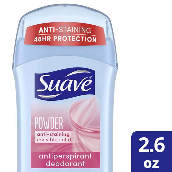 Suave Powder Antiperspirant Deodorant, 2.6 OZ
