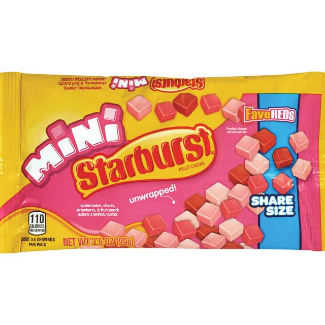 Starburst Mini Fruit Chews Candy (favereds)