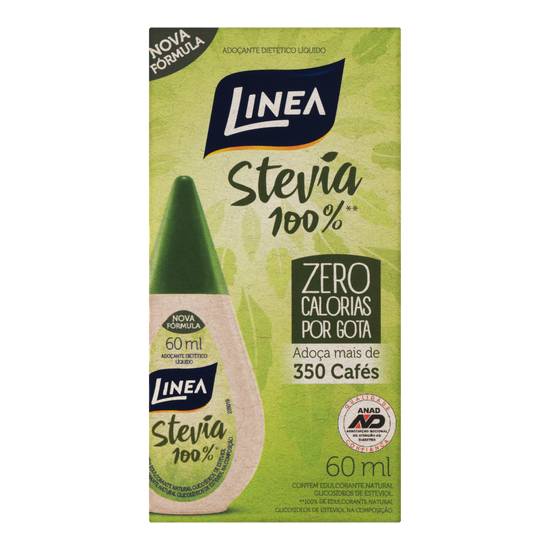 Linea adoçante líquido stevia (60 ml)